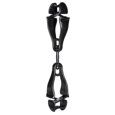 Ergodyne Squids 3420 Swiveling Glove Clip Holder with Dual Clips - Single