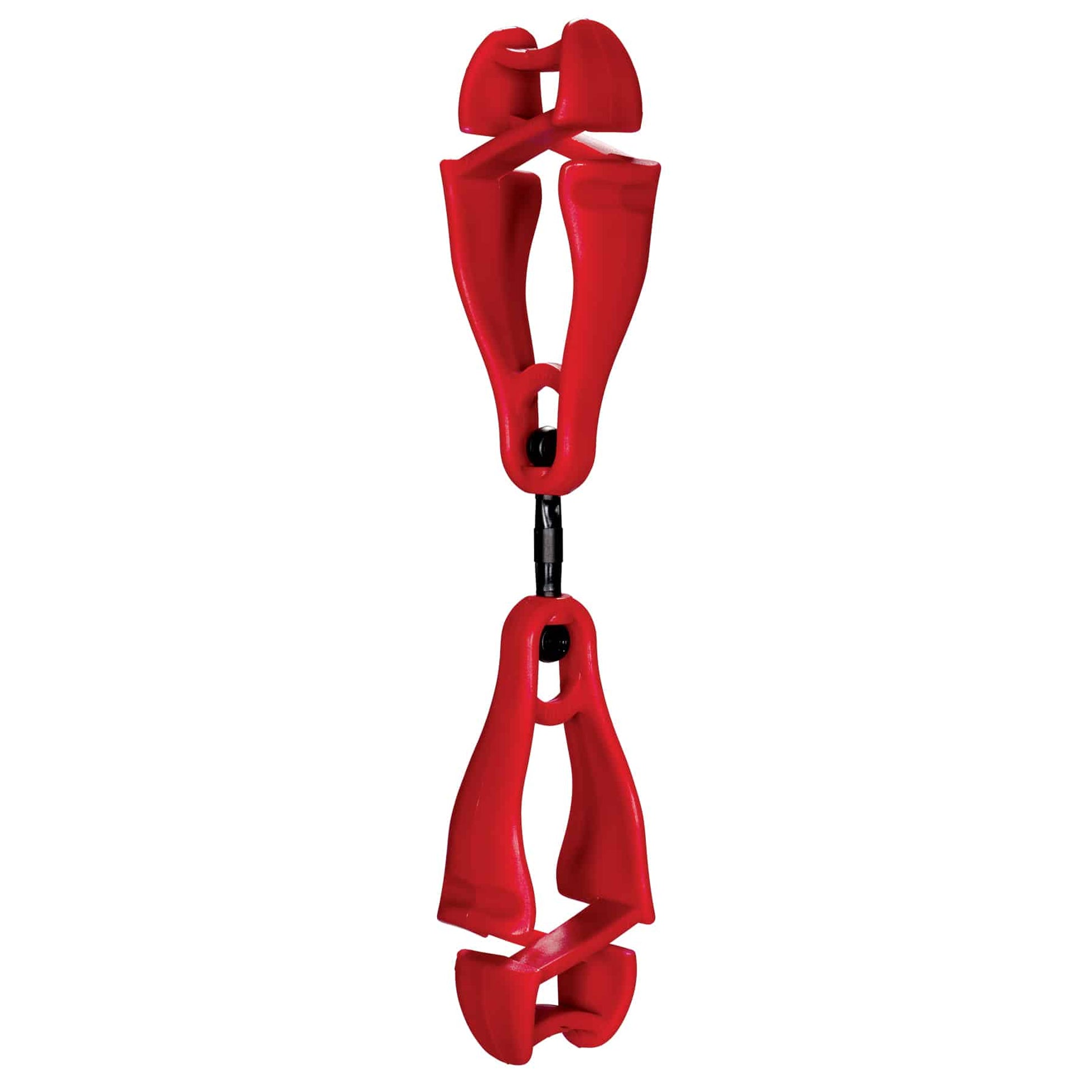 Ergodyne Squids 3420 Swiveling Glove Clip Holder with Dual Clips - Single