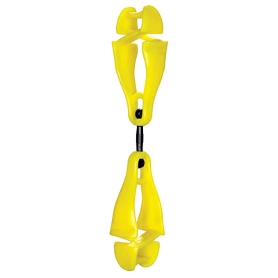 Ergodyne Squids 3420 Swiveling Glove Clip Holder with Dual Clips - Single