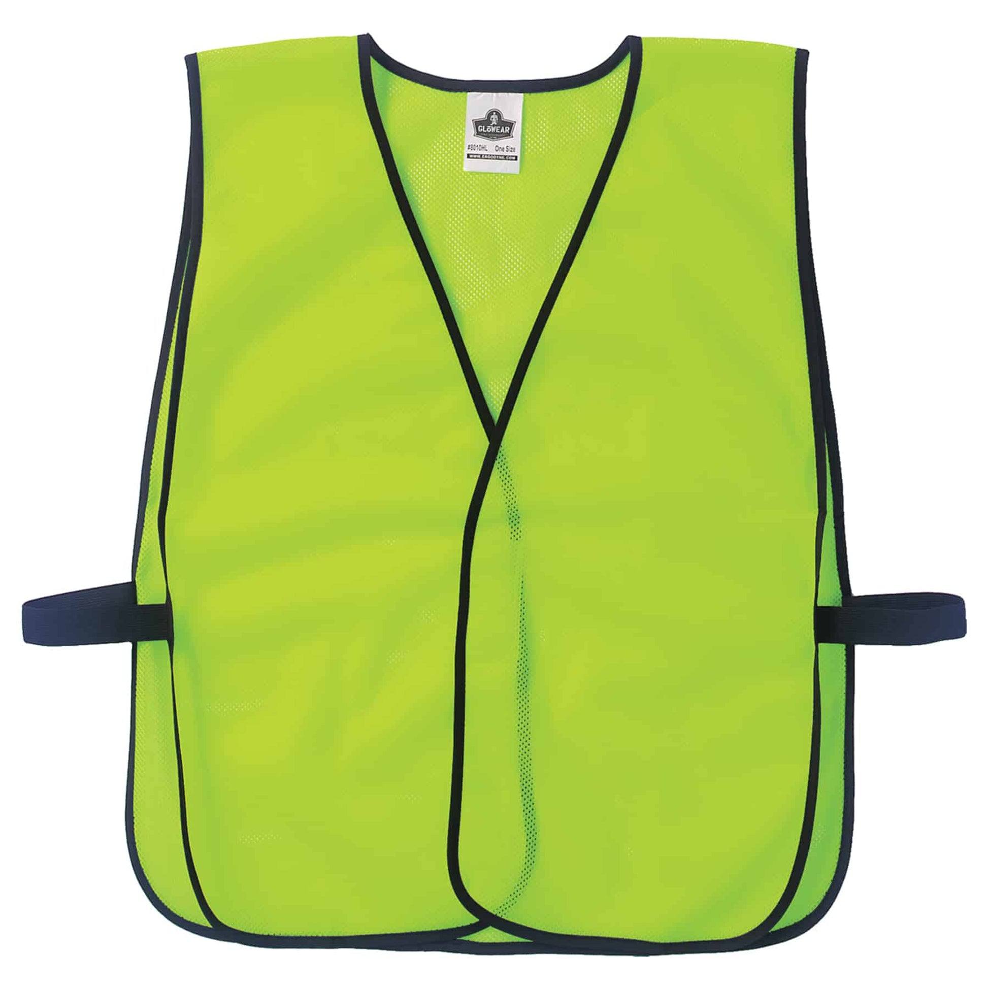Ergodyne GloWear 8010HL Hi-Vis Safety Vest - Non-Certified, Hook + Loop, Economy - Orange