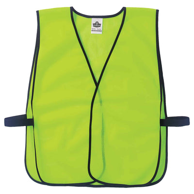 Ergodyne GloWear 8010HL Hi-Vis Safety Vest - Non-Certified, Hook + Loop, Economy - Orange