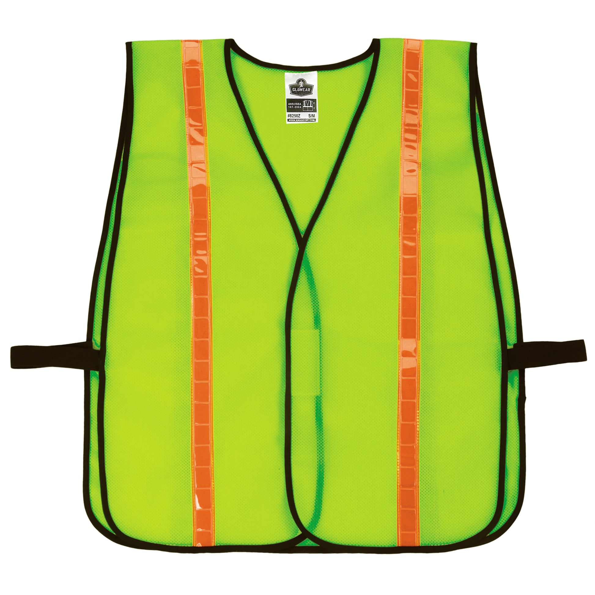 Ergodyne GloWear 8040HL Hi-Vis Safety Vest with Combined Performance Tape - Non-Certified, Hook & Loop - Orange