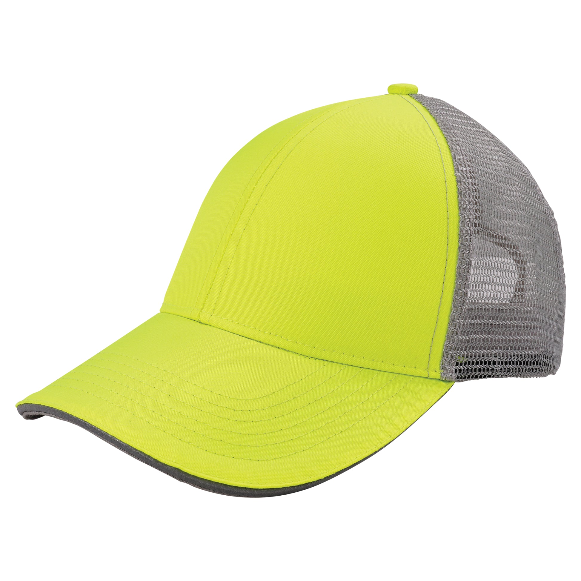 Ergodyne GloWear 8933 Hi-Vis Reflective Snapback Hat - Hi-Vis Lime - Ergodyne Logo