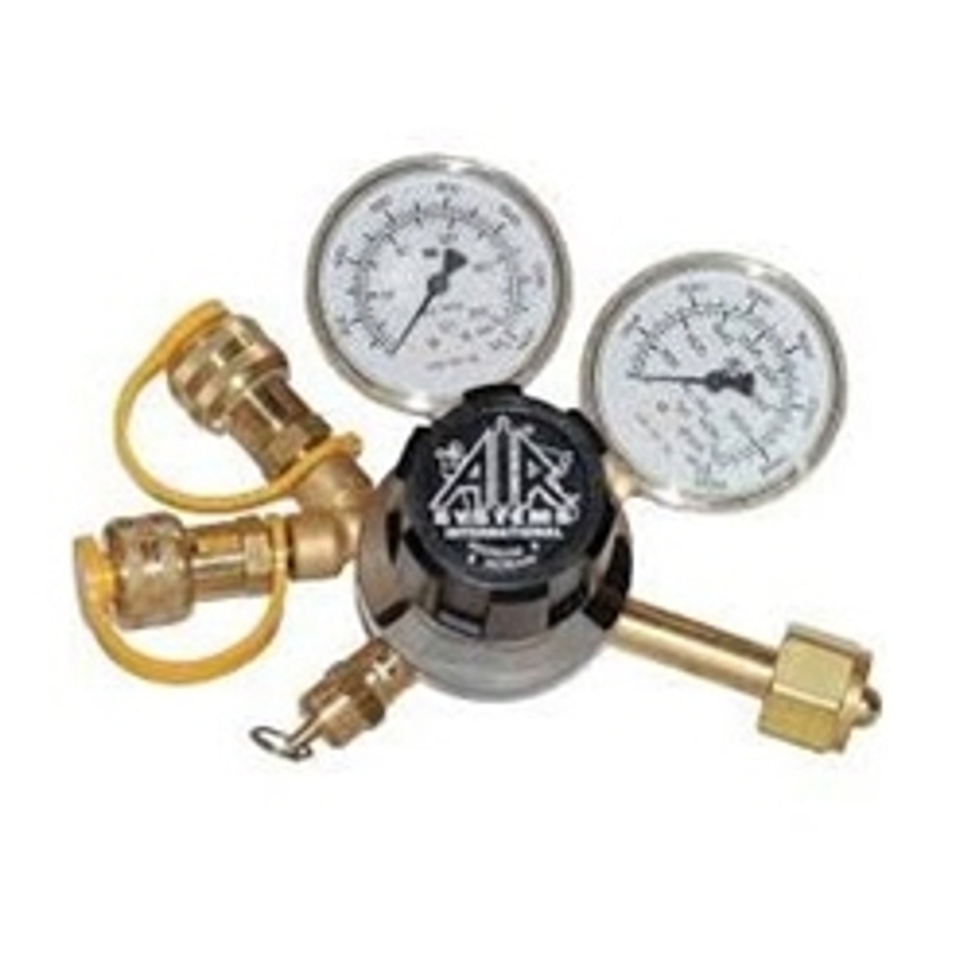 Air Systems 3000 PSI Regulator With 2 Fittings Check Valve and Low Pressure Whistle RG-3000-2Y