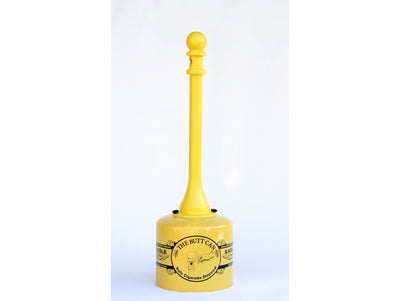 Justrite Metal and Poly Butt Can - 5 Gallon - Yellow - 1205