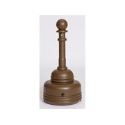 Eagle SafeSmoker Cigarette Receptacle - 5 Quart - Brown - 1206BROWN