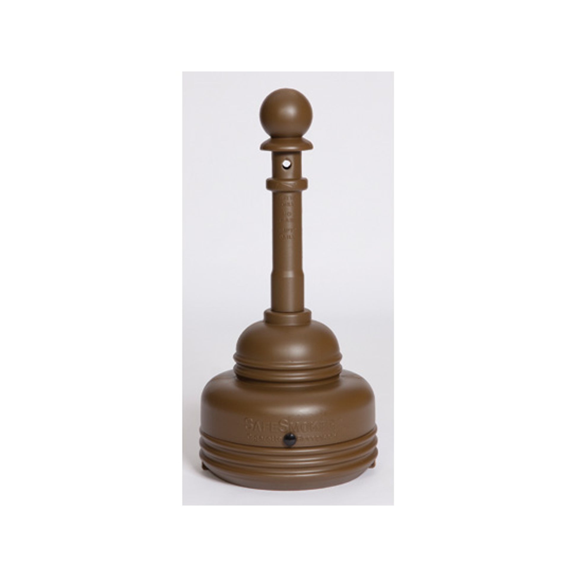 Eagle SafeSmoker Cigarette Receptacle - 5 Quart - Brown - 1206BROWN