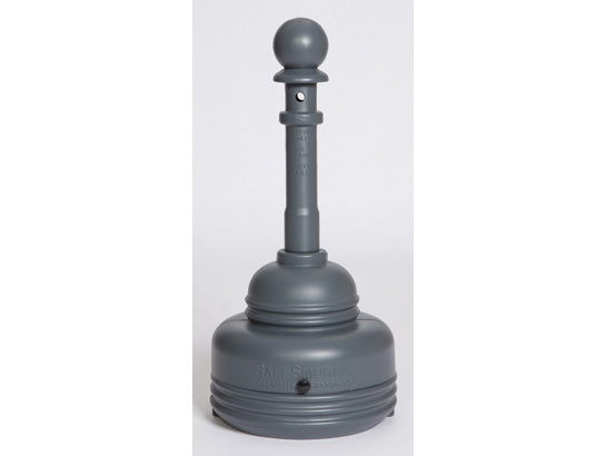 Eagle SafeSmoker Cigarette Receptacle - 5 Quart - Gray - 1206GRAY