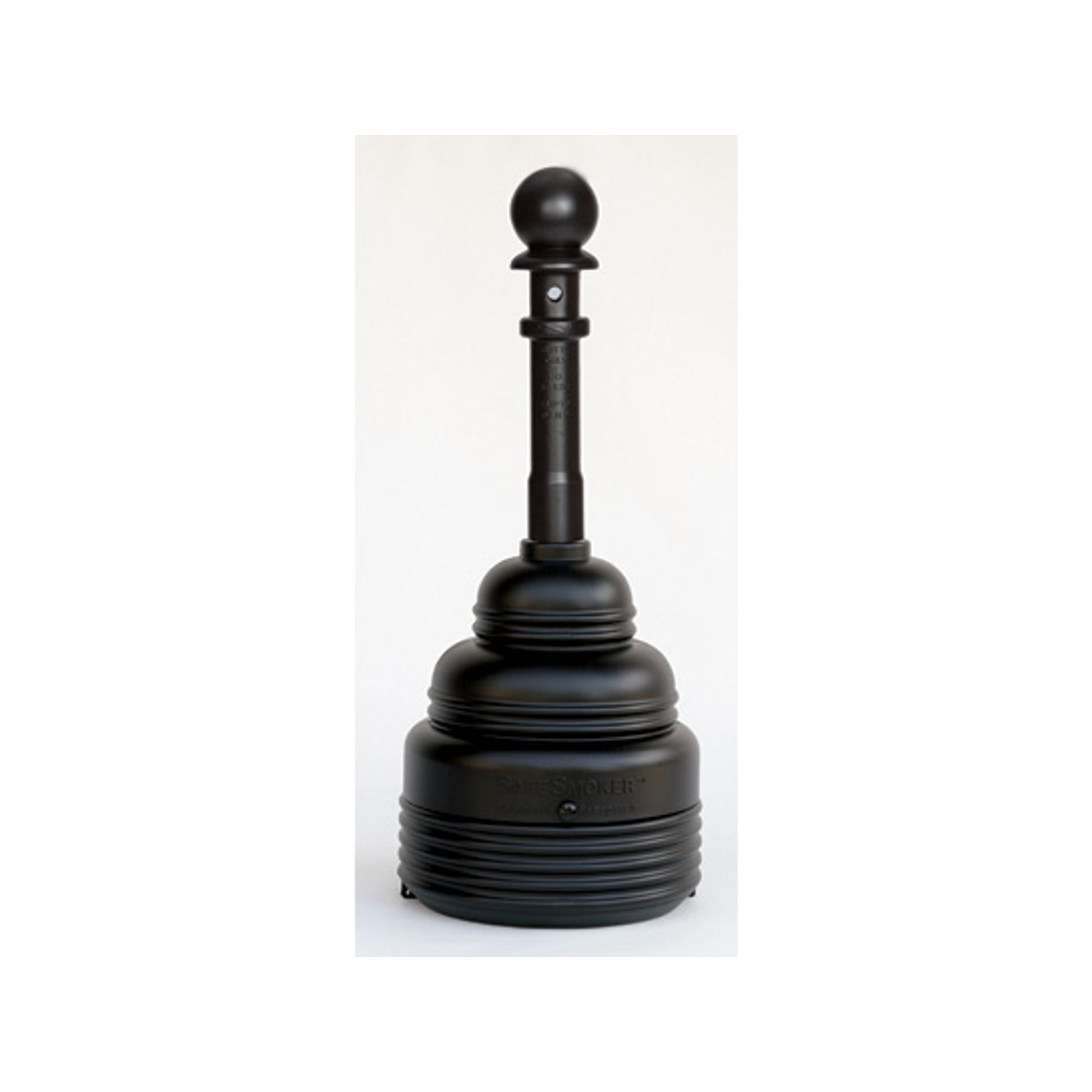 Eagle SafeSmoker Cigarette Receptacle - 4 Gallon - Black - 1208BLACK