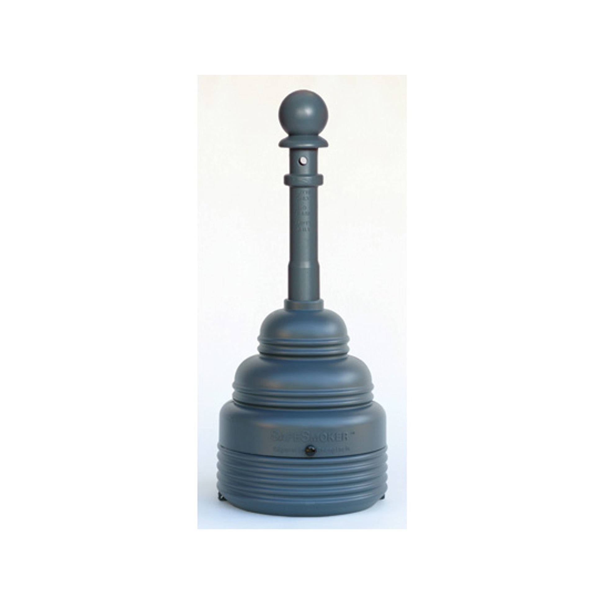 Eagle SafeSmoker Cigarette Receptacle - 4 Gallon - Gray - 1208GRAY
