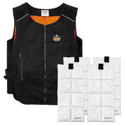 Ergodyne Chill-Its 6260 Lightweight Phase Change Cooling Vest with Rechargeable Ice Packs