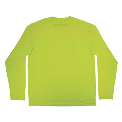 Ergodyne Chill-Its 6689 Cooling Long Sleeve Sun Shirt with UV Protection - Lime