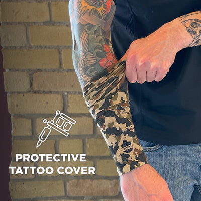 Ergodyne Chill-Its 6695 Sun Protection Arm Sleeves (Pair) - Camo
