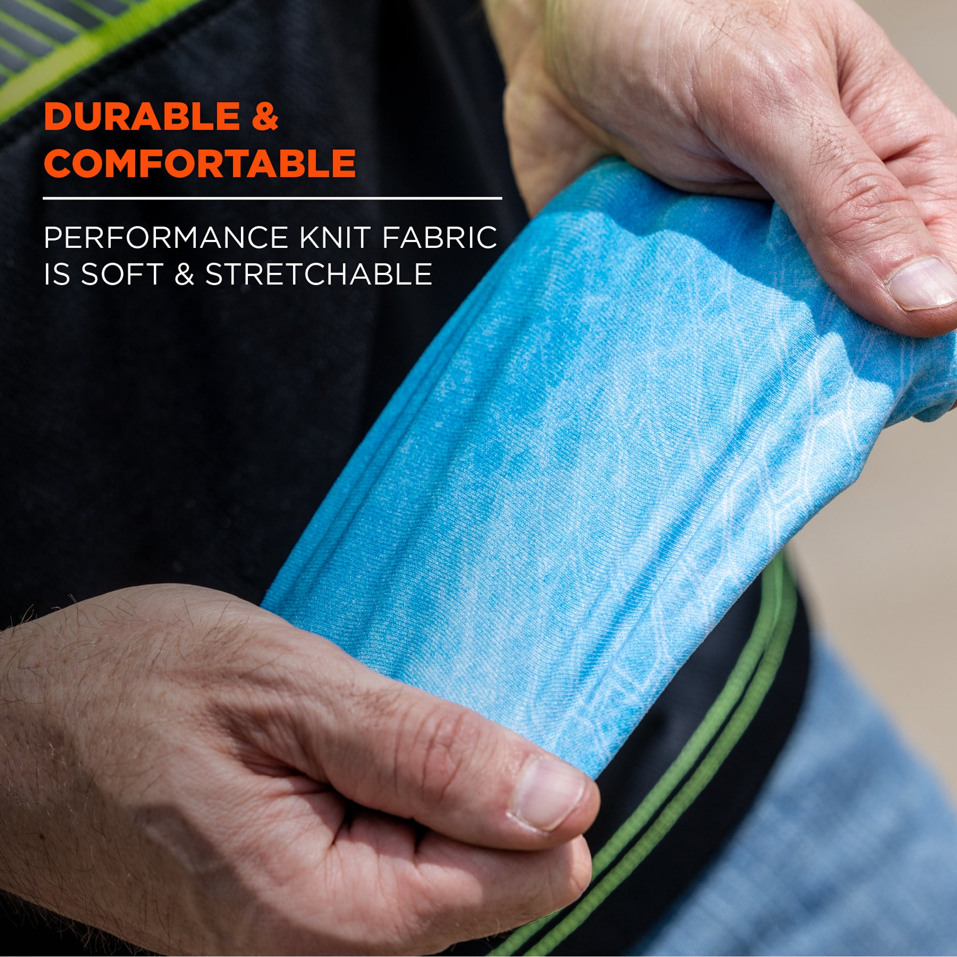 Ergodyne Chill-Its 6695 Sun Protection Arm Sleeves (Pair) - Blue