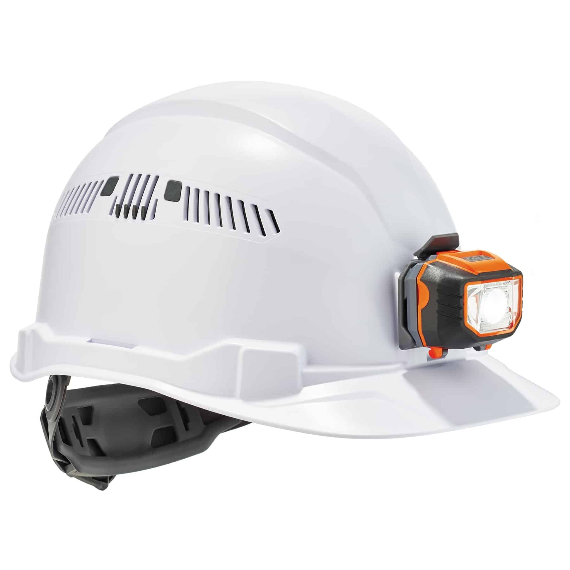 Ergodyne Skullerz 8972LED Premium Cap-Style Hard Hat with LED Light and Adjustable Venting - Type 1, Class C