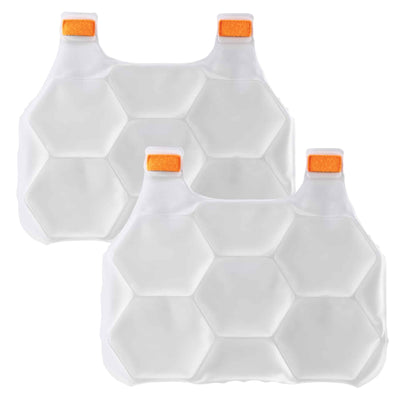 Ergodyne Chill-Its 6220 Rechargeable Phase Change Ice Packs for Cooling Vest - Clear