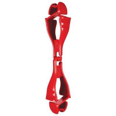 Ergodyne Squids 3400 Glove Clip Holder with Dual Clips - Black - Single