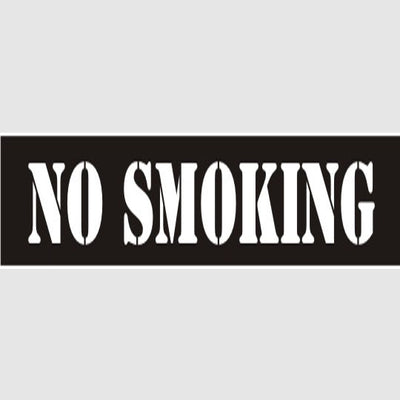 NO SMOKING STENCIL