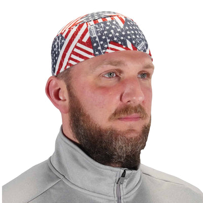 Ergodyne Chill-Its 6630 High-Performance Skull Cap - Terry Cloth Sweatband