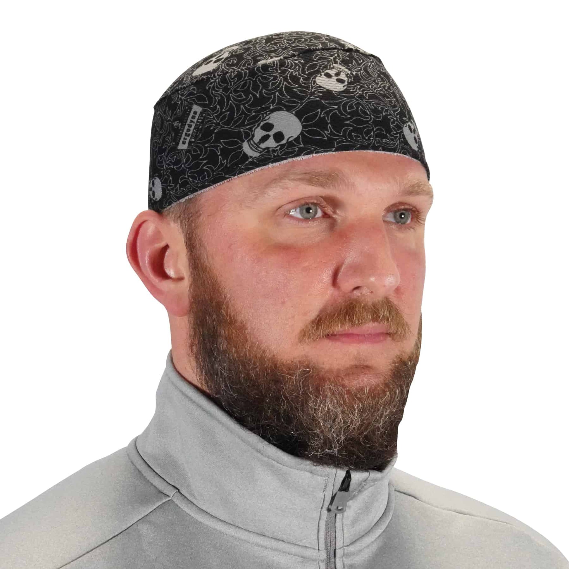 Ergodyne Chill-Its 6630 High-Performance Skull Cap - Terry Cloth Sweatband