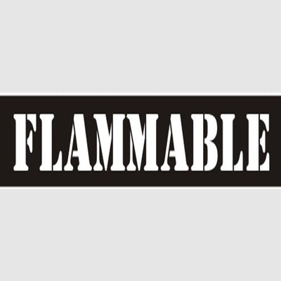 FLAMMABLE STENCIL