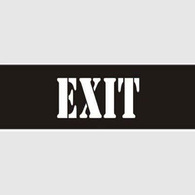 EXIT STENCIL