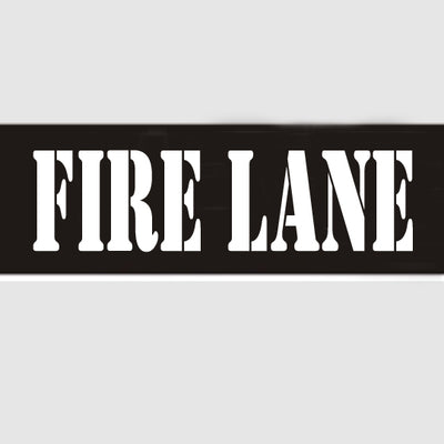FIRE LANE LARGE STENCIL