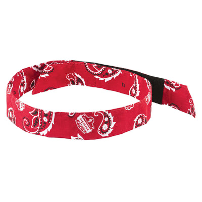Ergodyne Chill-Its 6705 Evaporative Cooling Bandana Headband - Polymers, Hook & Loop