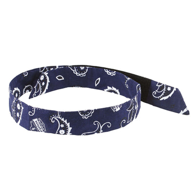 Ergodyne Chill-Its 6705 Evaporative Cooling Bandana Headband - Polymers, Hook & Loop