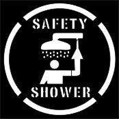 SAFETY SHOWER STENCIL