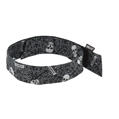 Ergodyne Chill-Its 6705 Evaporative Cooling Bandana Headband - Polymers, Hook & Loop