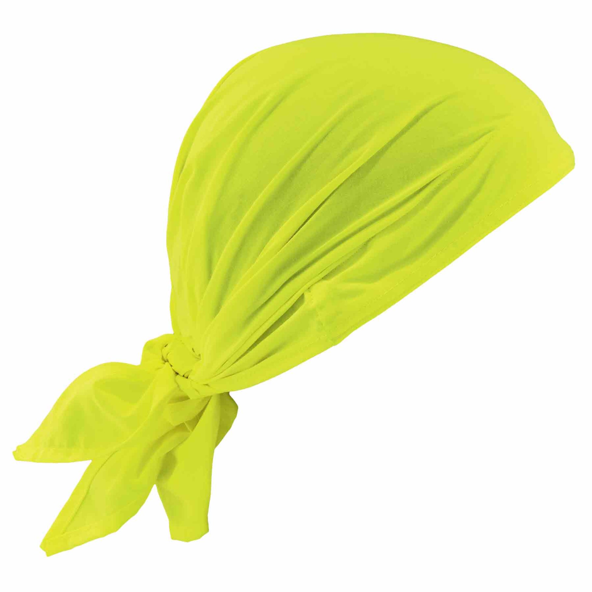Ergodyne Chill-Its 6710 Evaporative Cooling Bandana Triangle Hat - Polymers, Tie Closure