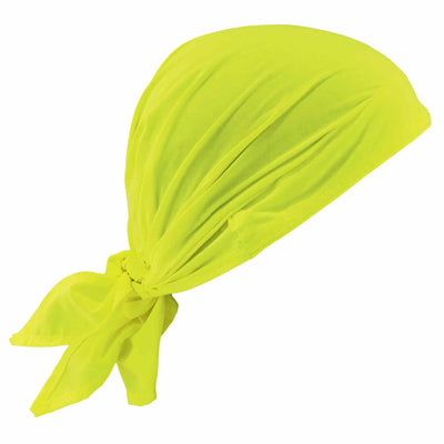 Ergodyne Chill-Its 6710 Evaporative Cooling Bandana Triangle Hat - Polymers, Tie Closure