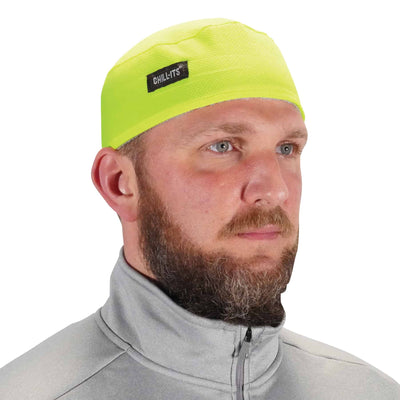 Ergodyne Chill-Its 6630 High-Performance Skull Cap - Terry Cloth Sweatband