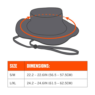 Ergodyne Chill-Its 8936 Lightweight Ranger Hat - Olive
