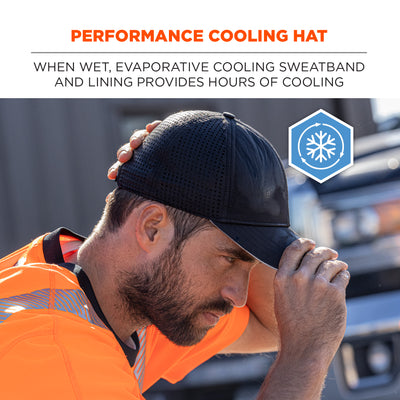 Ergodyne Chill-Its 8937 Performance Cooling Baseball Hat