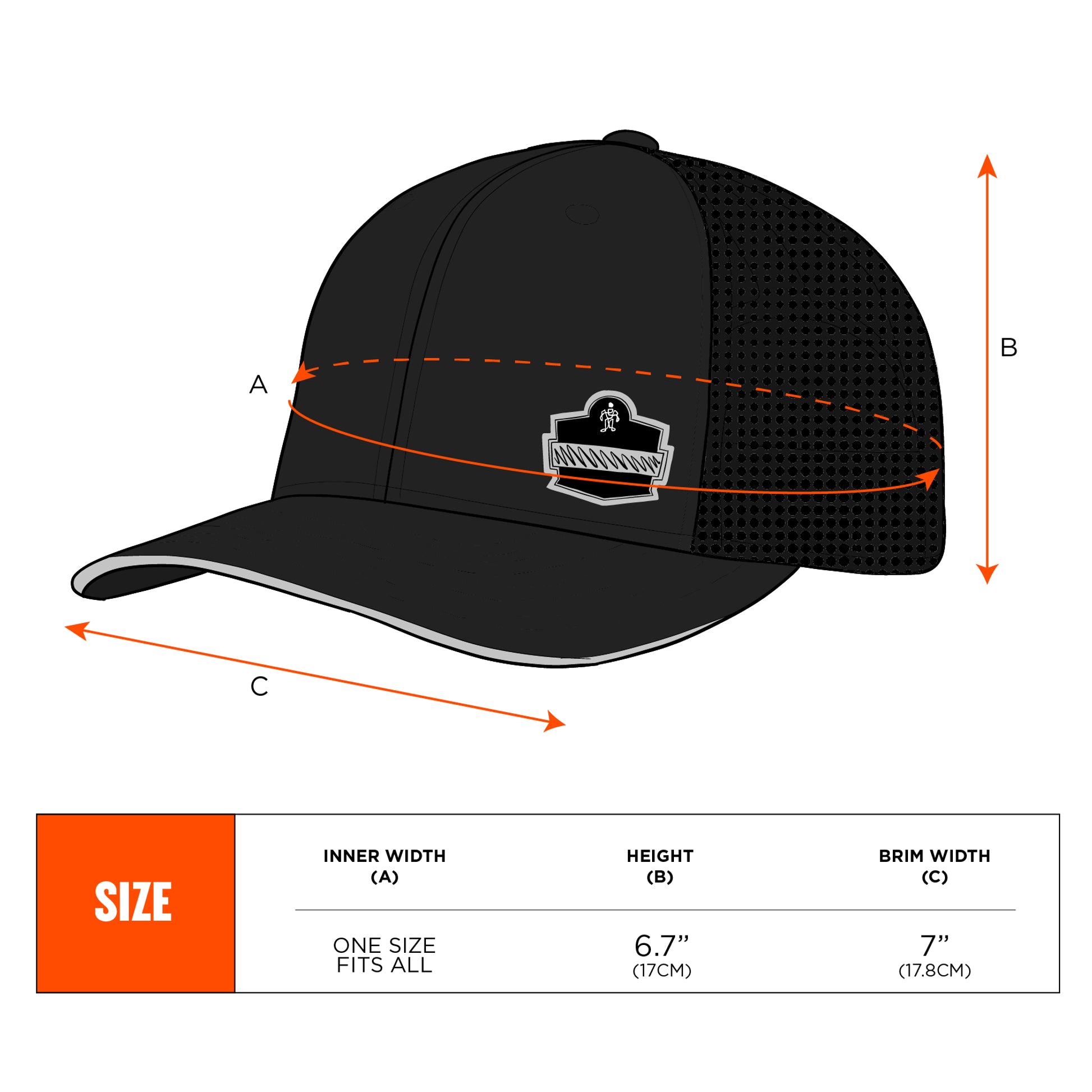 Ergodyne Chill-Its 8937 Performance Cooling Baseball Hat