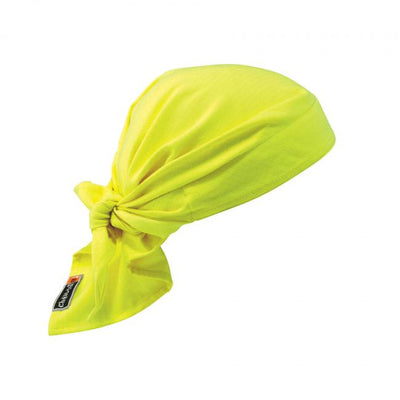 Ergodyne Chill-Its 6710FR Evaporative FR Cooling Bandana Triangle Hat - Tie Closure