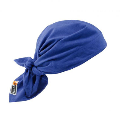 Ergodyne Chill-Its 6710FR Evaporative FR Cooling Bandana Triangle Hat - Tie Closure