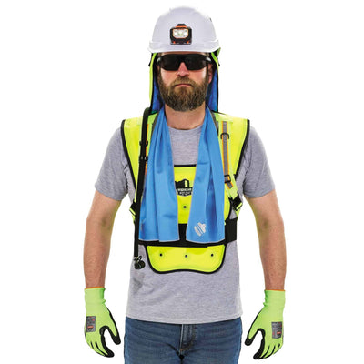 Ergodyne Chill-Its 6687 Dry Evaporative Cooling Vest - Elastic Waist