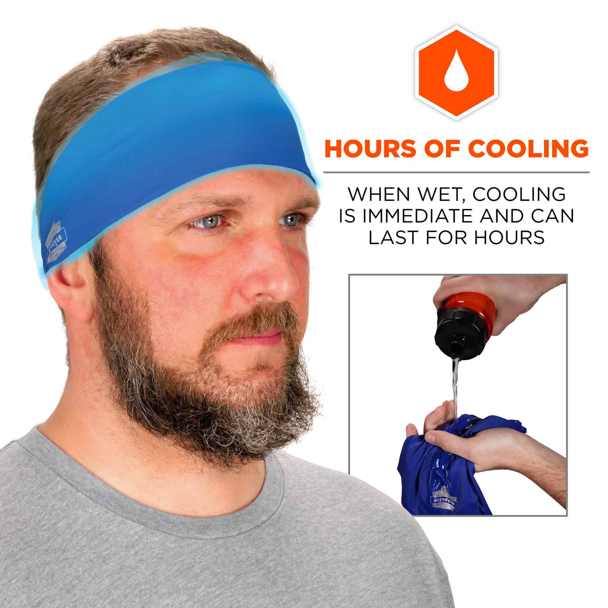 Ergodyne Chill-Its 6634 Cooling Headband - Performance Knit