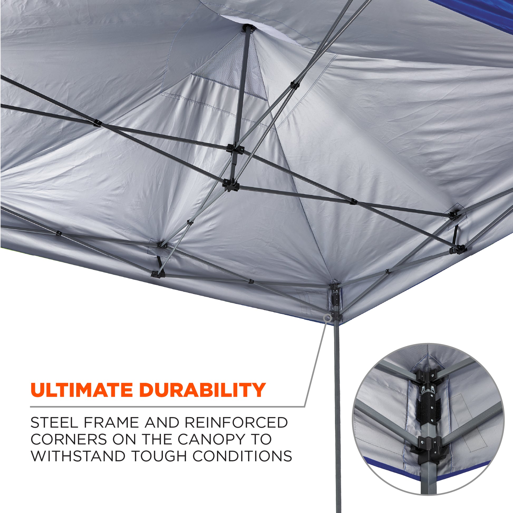 Ergodyne SHAX 6052 Heavy-Duty Pop-Up Tent Kit + Mesh Windows - 10ft x 10ft