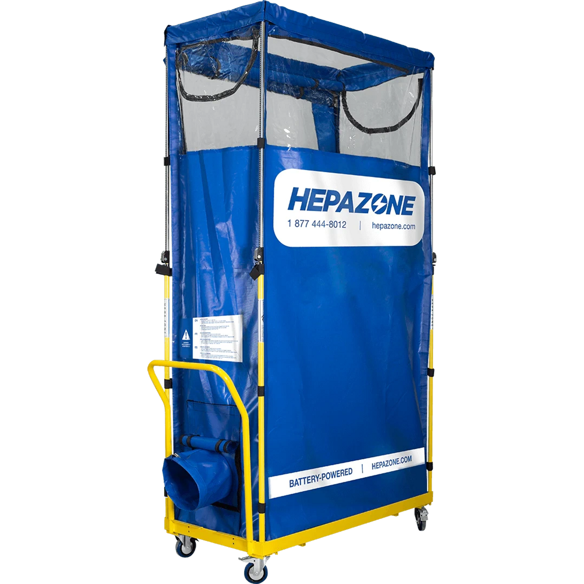 Qualitair HepaZone Soft Wall (No Fan/Air Scrubber) - HZ-01NF