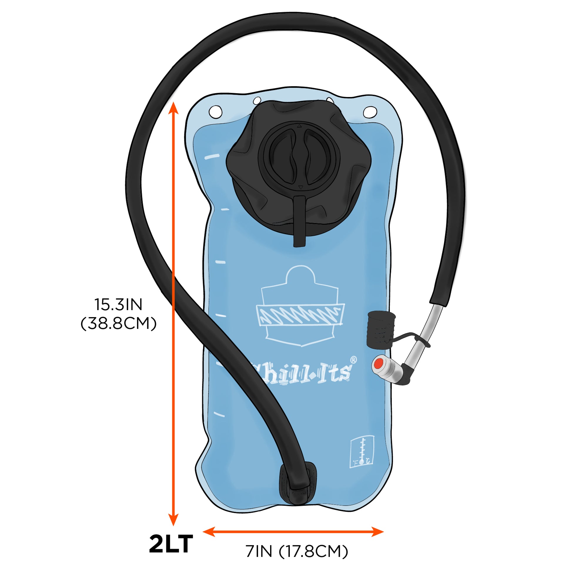 Ergodyne Chill-Its 5050B 2 Liter Hydration Pack Replacement Bladder