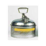 Eagle Type I Stainless Steel Safety Can - 2.5 Gallon - Flame Arrester - Self Close - 1313