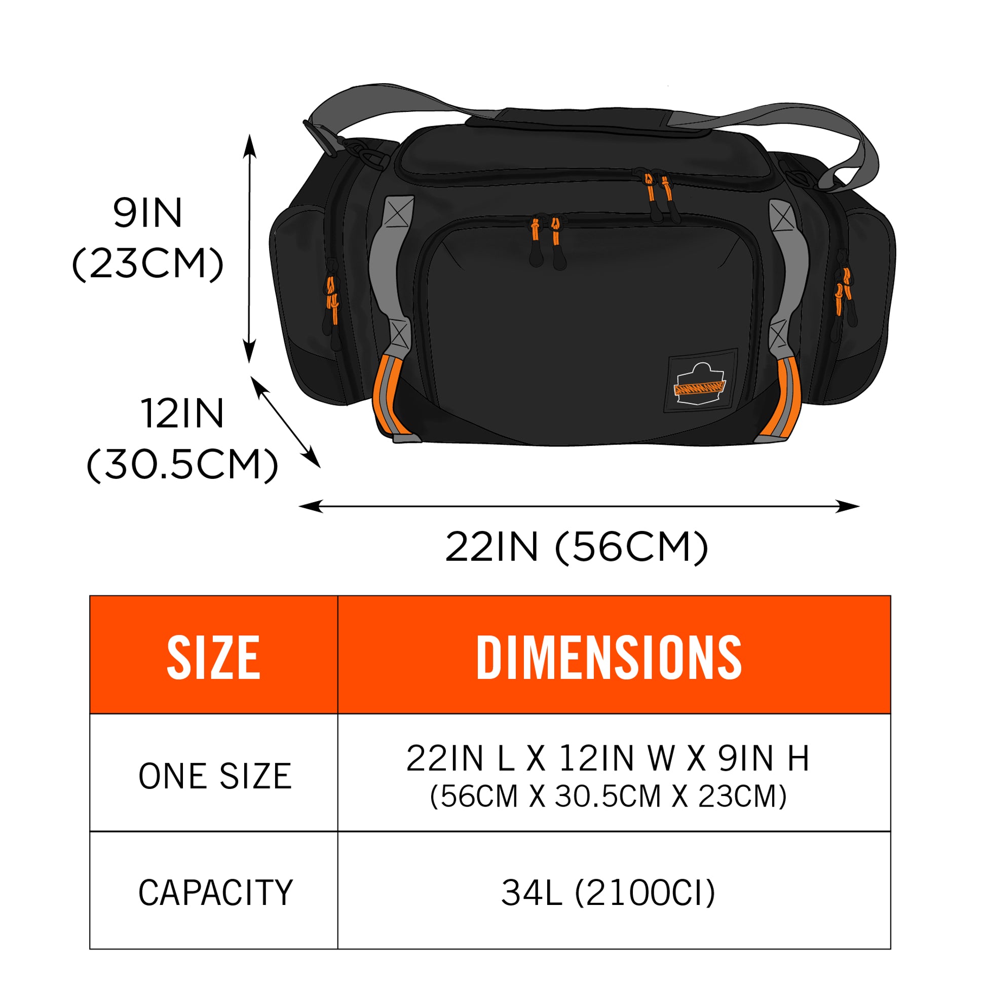 Ergodyne Arsenal 5189 Work Gear Duffel Bag
