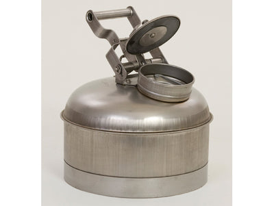 Justrite Disposal Safety Can - Stainless Steel - 2.5 Gallon - Flame Arrester - 1323