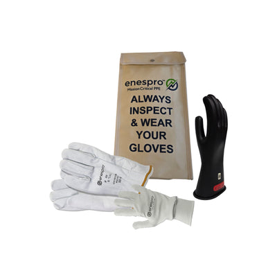 Enespro Class 0 Voltage 11" Glove Kit with FR Liner Glove - KITGC0 AG