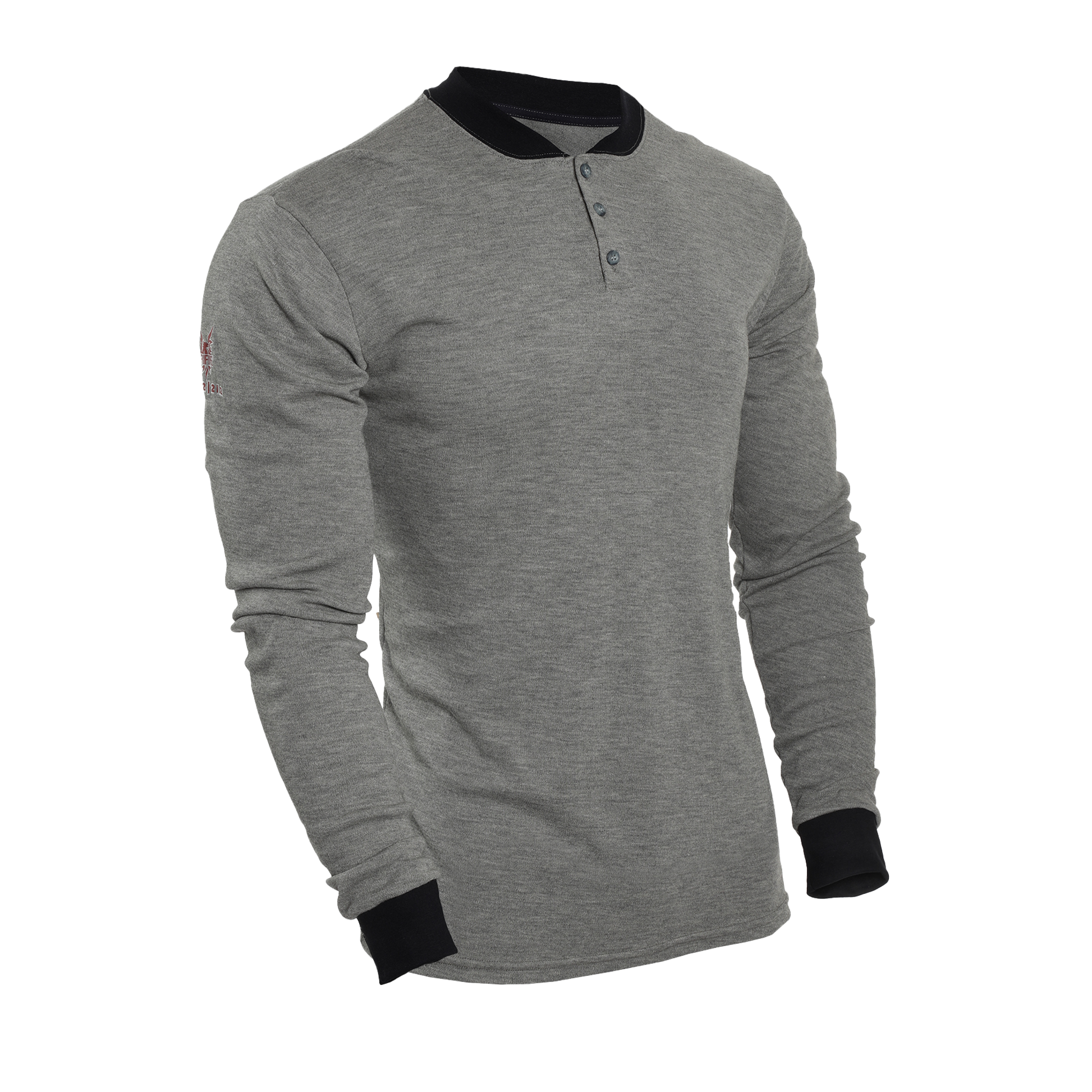 DRIFIRE TECGEN FR Long Sleeve Henley - C541N BSLS