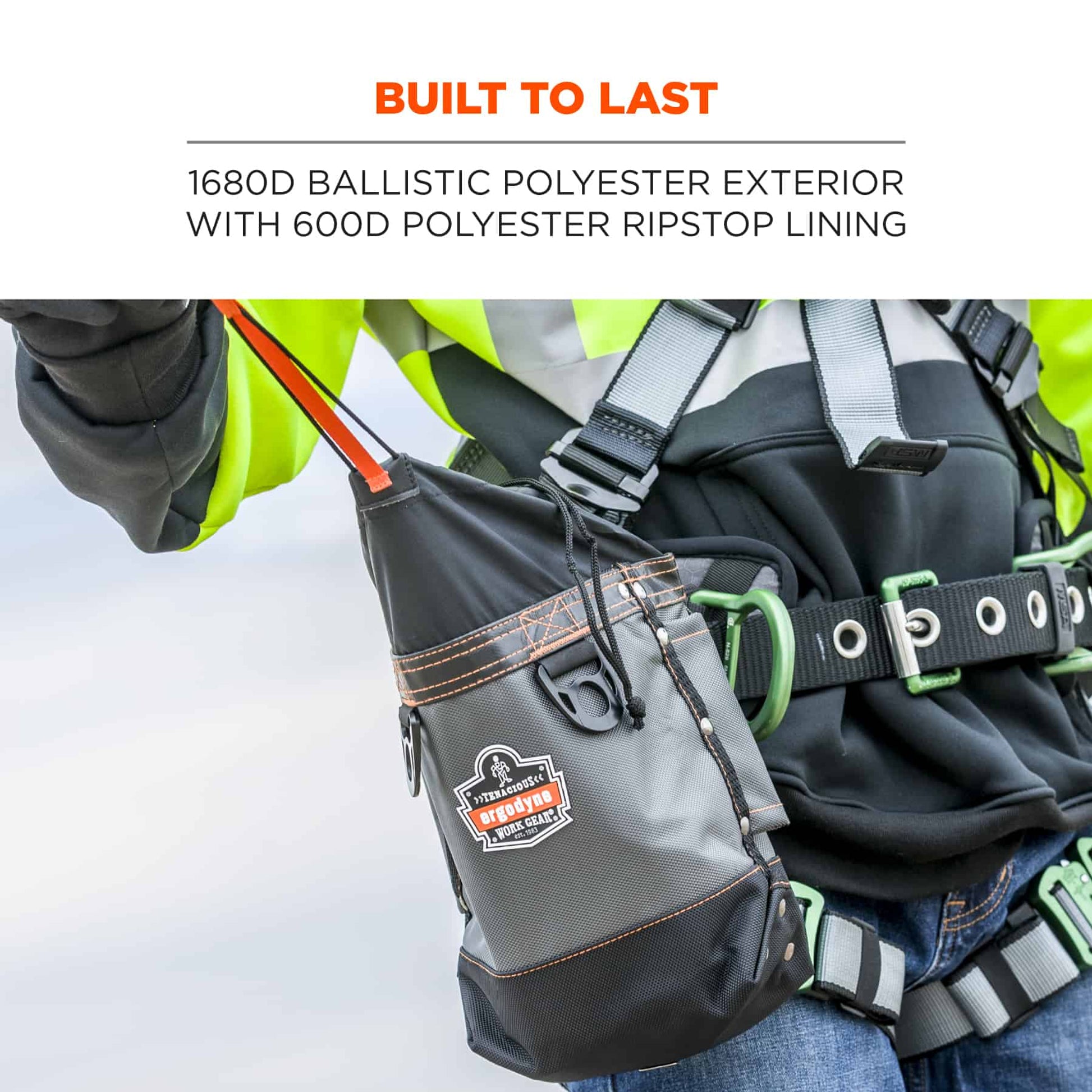 Ergodyne Arsenal 5926 Topped Bolt Bag Tool Pouch - Short, Polyester